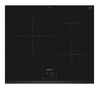 Siemens Table à induction iQ100 EU63KBJB5E 60 cm Noir sans cadre TouchControl