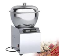 IqdZynx Pétrin à Pizza/Pain Professionnel 5 kg/8 kg, 2200 W, à Spirale, avec minuterie, cuve en Acier Inoxydable, Double Rotation, idéal pour Les commerces Alimentaires. 8KG/18QT