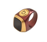 IQibla Smart For Zikr Ring, compteur numérique Tasbih avec rappel de vibration, écran OLED de 0,49", 5 alertes de temps de prière, batterie de 40 mAh, matériau ABS pour le culte musulman (couleur