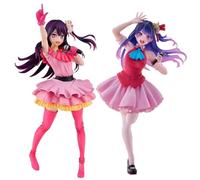 IQITOYS Figurine Hoshino Ai de 20 cm - Figurine de dessin animé Oshi no Ko - Modèle chantant - Décoration de bureau - Matériau PVC - Cadeau pour les fans et amis (A+B)