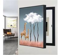 IQOAIJ Cache Compteur Electrique Boîte De Distribution Électrique Boîte Décorative Tableau Électrique Cacher Peintures Tableau Decoration Murale,07,40x50cm