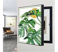 IQOAIJ Cache Compteur Electrique Boîte De Distribution Électrique Boîte Décorative Tableau Électrique Cacher Peintures Tableau Decoration Murale,02,40x50cm