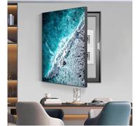 IQOAIJ Cache Tableau Electrique Cache Compteur Électrique D'intérieur Créativité Cacher Le Comptoir Couvercle Boîte de Distribution Peinture Décorative,01,40X60CM