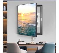 IQOAIJ Cache Tableau Electrique Cache Compteur Électrique D'intérieur Créativité Cacher Le Comptoir Couvercle Boîte de Distribution Peinture Décorative,05,40X60CM