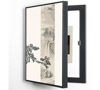 IQOAIJ Coffret Électrique Compteurs Couverture Boîte De Distribution Compteur Flip Tableau Électrique Peinture Compteurs Masquer Peintures Décoration,06,40x50cm