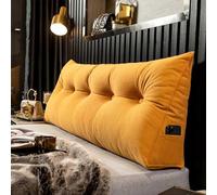 IQOAIJ Coussin de Lecture, Coussin de Dossier, lit/canapé, Coussin compensé, tête de lit, Coussin de lit, Dossier de lit, Coussin Lombaire,05,150x20x50cm