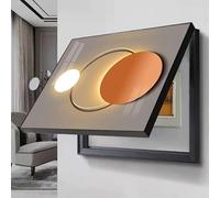 IQOAIJ Couvercle de Panneau électrique Mural, Couvercle de boîte de Compteur électrique, Couvercle de boîte électrique décoratif Cadre en Alliage d'alumini,03,40X30