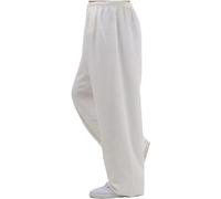 IQOAIJ Pantalon Kung Fu Tai Chi pour femmes et hommes Pantalon de sport léger et respirant Pantalon ample Tai Chi à jambes larges,01,XS