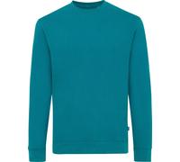 Iqoniq - "Zion" Sweat-shirt col rond pour homme/femme unie XD622 (XS) (Vert-de-gris)
