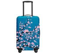 IQOPPEDR Housse de protection pour valise, anti-rayures, anti-saleté, convient aux bagages de 58,4 à 66 cm, Plum Blossom, M(23"-26" Suitcase)
