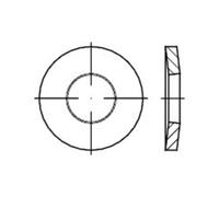 IQS DIN 6796 Rondelle de serrage pour assemblages vissés, inox A4 5 HP Quantité:100