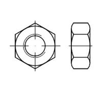 IQS Écrou hexagonal ISO 8673 type 1, filet fin, 8 galZn M18x2 HP 0 Quantité:100