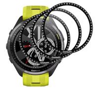 IQShield Verre Trempé pour Garmin Forerunner 965, Haut Définition Protection écran, 3 Pièces Vitre Protection de Anti Rayures, 3D Couverture Complète, Anti-Empreintes, Sensible au Toucher