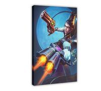 IQTFHGB Bayonetta - Poster de jeu 2 sur toile - Décoration murale pour salon, chambre à coucher - 40 x 60 cm