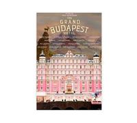 IQTFHGB Poster de film The Grand Budapest Hotel sur toile - Décoration murale pour salon, chambre à coucher - 40 x 60 cm