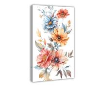 IQTFHGB Poster vintage botanique sur toile pour chambre à coucher, bureau, chambre, cadeau 30 x 45 cm