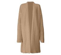 IQYU Cardigans longs en coton pour femme - Cardigan long pour femme - Vestes d'extérieur longues - Veste chaude - Veste d'été élégante - Veste d'été légère - Grandes tailles - Veste pour femme - Veste