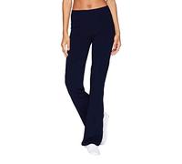 IQYU Pantalon de jogging pour femme en coton léger - Pantalon de sport long et large - Pantalon de yoga élégant - Pantalon de loisirs - Pantalon de survêtement - Pantalon en tissu stretch - Pantalon