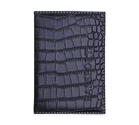 IQYU Poches et portefeuille Business Support Protection Passeport Housse en cuir Passeport Soft Card Sacs à bandoulière Femme Grand Rouge, Noir , Taille unique