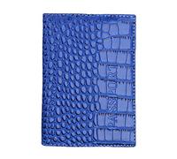 IQYU Poches et portefeuille Business Support Protection Passeport Housse en cuir Passeport Soft Card Sacs à bandoulière Femme Grand Rouge, bleu, Taille unique