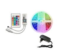 IR Controller LED Strip 5M 15M 20M RGB Led Strip Light 5050 RGB Flexible Lighting Ribbon Tape (Color : Non Waterproof Size : 20M Full Set) (Non Waterproof 5M Full Set)