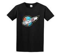 IR Logo Gerry Anderson Sylvia Anderson International Rescue T-Shirt Graphic Tee Printed Top Mens Black Shirt S