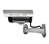 Maclean Caméra factice CCTV IR1100 d'extérieur Argent