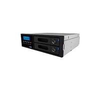 Raidsonic Icy Box Plateau de stockage de disques iR2022 13,3 cm (5,25) Noir