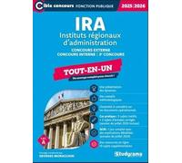 IRA : Instituts régionaux d'administration - Tout-en-un - Concours 2025-2026