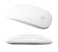 IRAINSUN Coque en silicone ultra fine pour Apple Magic Mouse 1 & 2 - Anti-chute et anti-poussière - Blanc