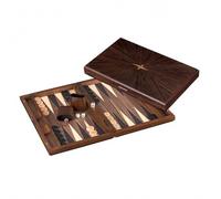 Iraklia - Grand - Backgammon - Caisse - En Bois De Tilleul Et D'Ébène
