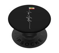 Iran AZADI Carte du Drapeau de l'Iran Lion Soleil Épée Révolution Iran PopSockets PopGrip Adhésif