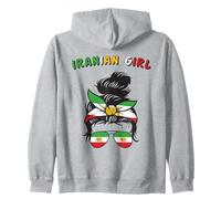 Iran, Drapeau iranien, Fille iranienne, Femmes Filles iraniennes Sweat à Capuche