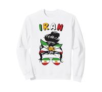 Iran, Drapeau iranien, Fille iranienne, Femmes Filles iraniennes Sweatshirt