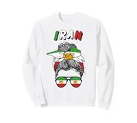 Iran, Drapeau iranien, Fille iranienne, Femmes Filles iraniennes Sweatshirt