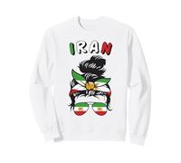 Iran, Drapeau iranien, Fille iranienne, Femmes Filles iraniennes Sweatshirt