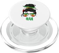 Iran Drapeau iranien pour Femme Lion Persan PopSockets PopGrip pour MagSafe