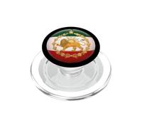 Iran Drapeau Lion et Soleil Shiro Khorshid Drapeau Iranien PopSockets PopGrip pour MagSafe