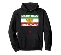 Iran Drapeau Lion Soleil Épée Libre L'Iran soutient Les Femmes d'Iran Sweat à Capuche