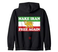 Iran Drapeau Lion Soleil Épée Libre L'Iran soutient Les Femmes d'Iran Sweat à Capuche