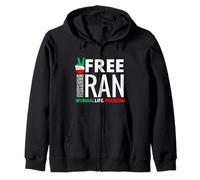 Iran Femme Vie Liberté Iran Libre Sweat à Capuche