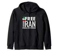 Iran Femme Vie Liberté Iran Libre Sweat à Capuche