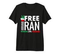 Iran Femme Vie Liberté Iran Libre T-Shirt Haut de Gamme