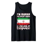 Iran Flag Proud Elegant Iranian Boyfriend Girlfriend Débardeur