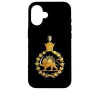 Iran Lion et Soleil Dynastie Pahlavi Shir o Khorshid Coque pour iPhone 16