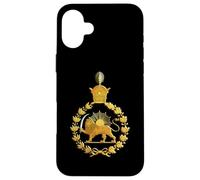 Iran Lion et Soleil Dynastie Pahlavi Shir o Khorshid Coque pour iPhone 16 Plus