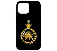 Iran Lion et Soleil Dynastie Pahlavi Shir o Khorshid Coque pour iPhone 16 Pro Max