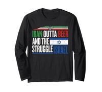 Iran Outta Beer and The Struggle Israël Funny Manche Longue