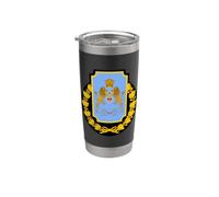 Iran Pahlavi Era Garde impériale persane Javidan Shahanshahi Gobelet isotherme en acier inoxydable double paroi