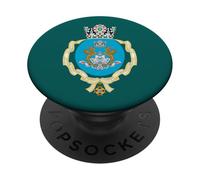 Iran Shahbanou Royal Blason de l'ère impériale Couronne persane PopSockets PopGrip Adhésif